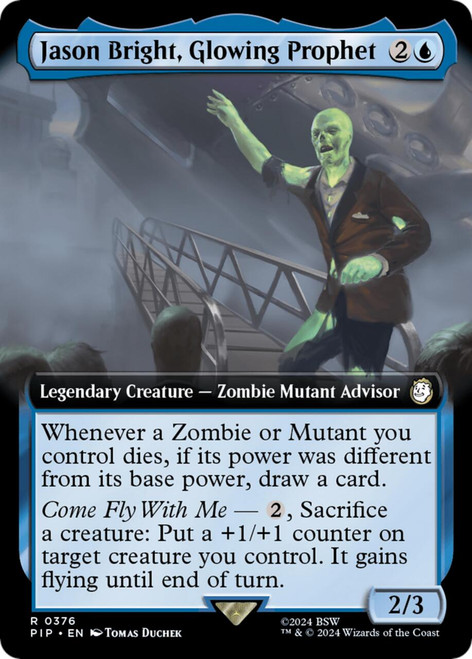Jason Bright, Glowing Prophet (Extended Art) (Foil)