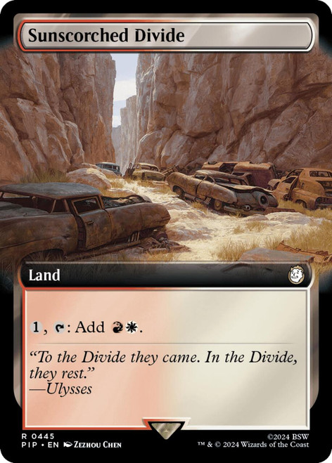 Sunscorched Divide (Extended Art) (Foil)