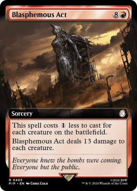 Blasphemous Act (Extended Art) (Foil)