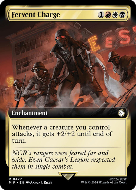 Fervent Charge (Extended Art) (Foil)