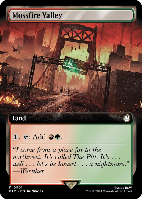 Mossfire Valley (Extended Art) (Foil)