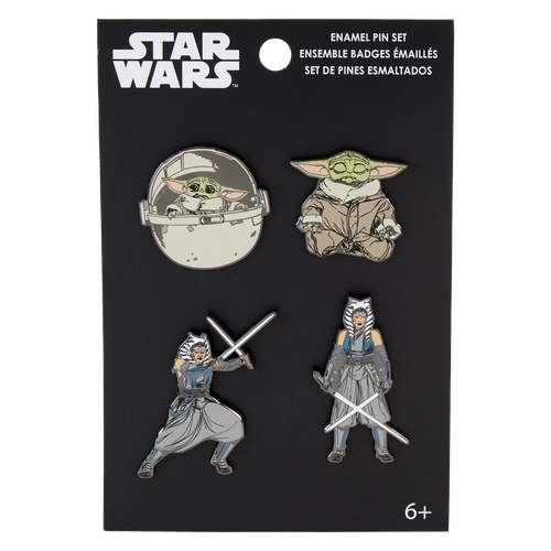 Star Wars: Ahsoka Yoda Action 4 Pin Pack