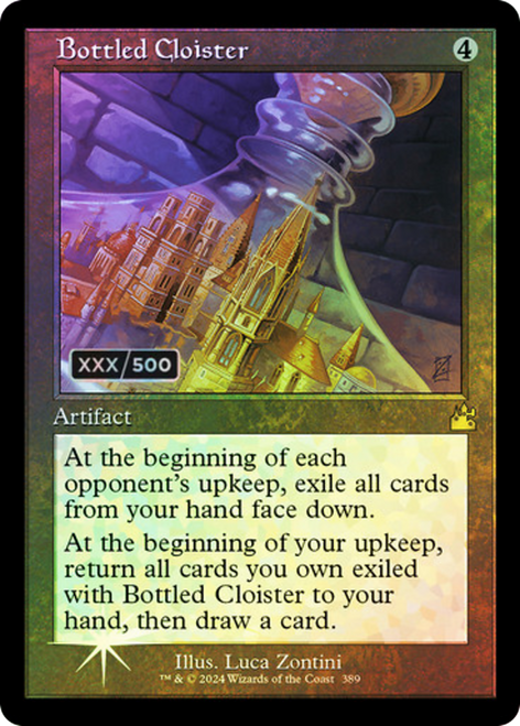 Bottled Cloister (Retro Frame foil) - Serialized 419/500