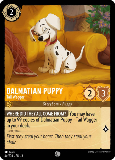 Dalmatian Puppy - Tail Wagger (#4e)