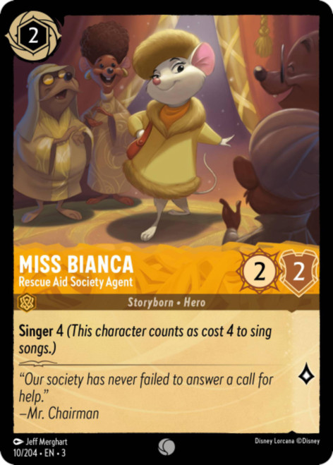 Miss Bianca - Rescue Aid Society Agent (Foil)
