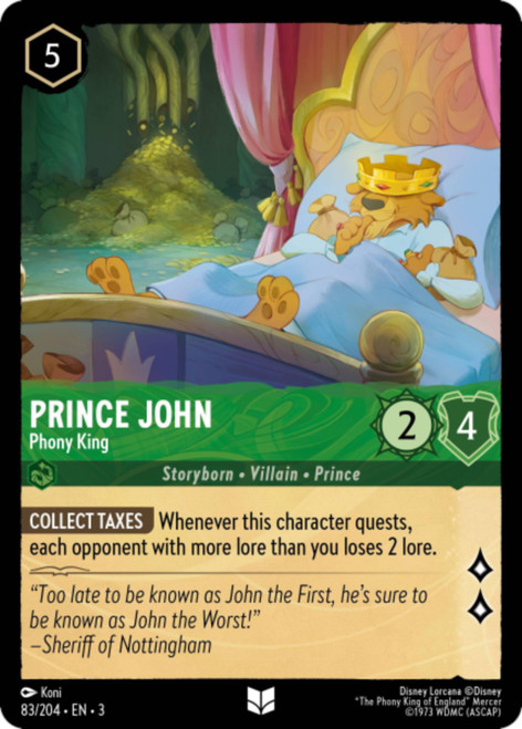 Prince John - Phony King (Foil)