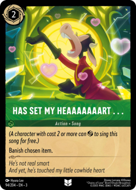 Has Set My Heaaaaaaart . . . (Foil)