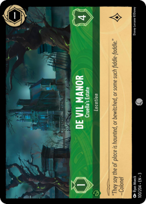 De Vil Manor - Cruella's Estate (Foil)