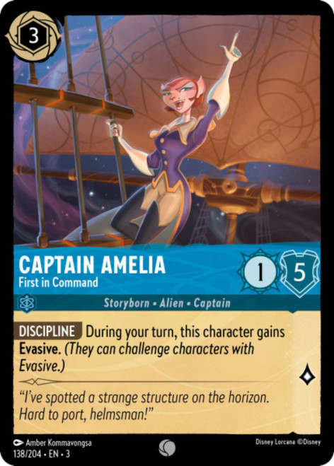 Captain Amelia - First in Command (Foil)