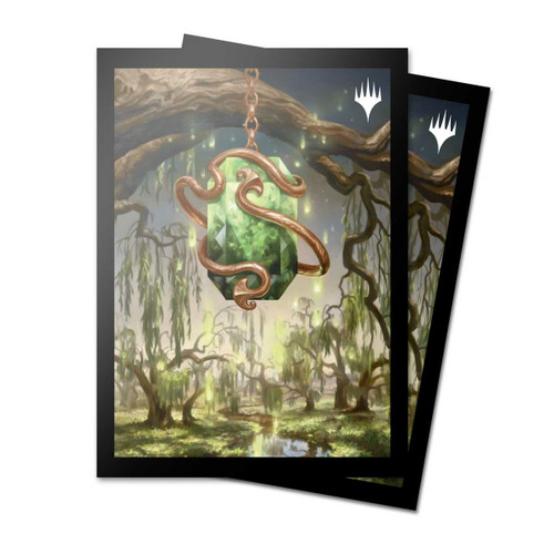 MTG Modern Horizons 3 Deck Protector Sleeves featuring Emerald Medallion (100)