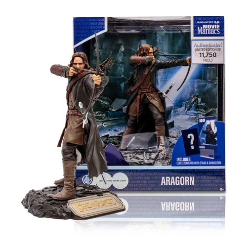 Movie Maniacs WB 100: The Lord of the Rings - Aragorn 6-Inch Posed Figure