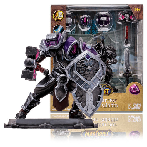 World of Warcraft - Human Warrior & Human Paladin (Epic) 1:12 Scale Posed Figure