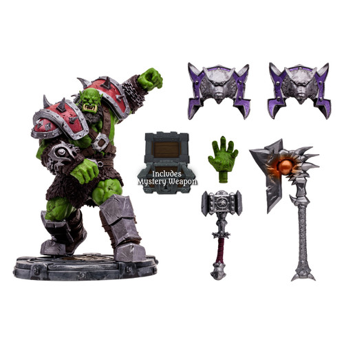 World of Warcraft - Orc Warrior & Orc Shaman (Common) 1:12 Scale Posed Figure