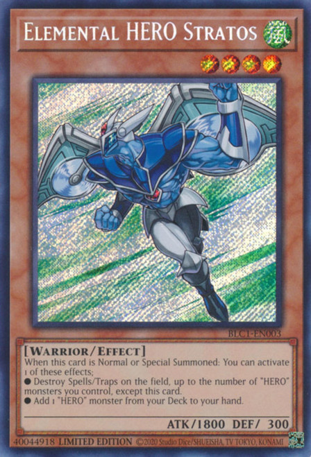 BLC1-EN003 Elemental HERO Stratos