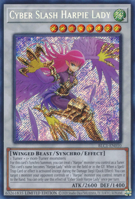 BLC1-EN010 Cyber Slash Harpie Lady