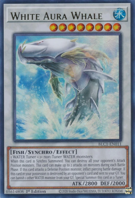 BLC1-EN011 White Aura Whale (Gold Ultra Rare)