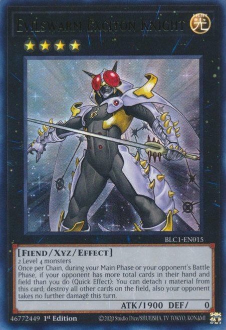 BLC1-EN015 Evilswarm Exciton Knight (Gold Ultra Rare)
