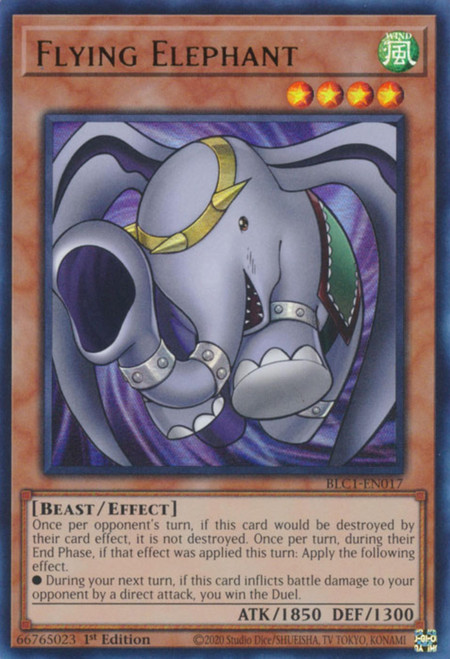 BLC1-EN017 Flying Elephant (Gold Ultra Rare)