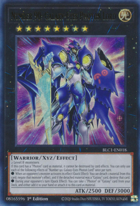 BLC1-EN018 Number 90: Galaxy-Eyes Photon Lord (Gold Ultra Rare)