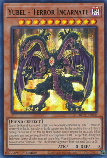 BLC1-EN028 Yubel - Terror Incarnate (Gold Ultra Rare)