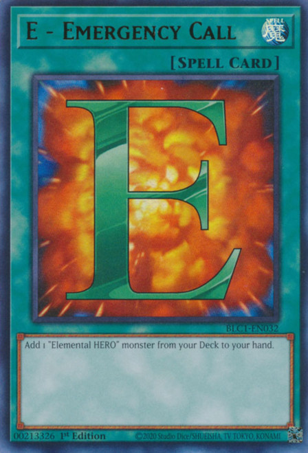 BLC1-EN032 E - Emergency Call (Gold Ultra Rare)