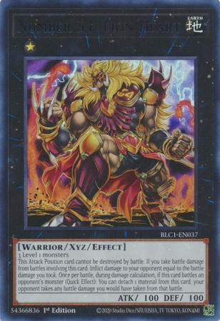 BLC1-EN037 Number 54: Lion Heart (Silver Ultra Rare)