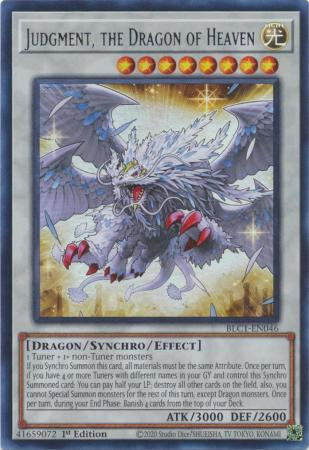 BLC1-EN046 Judgment, the Dragon of Heaven (Silver Ultra Rare)