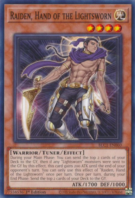 BLC1-EN060 Raiden, Hand of the Lightsworn