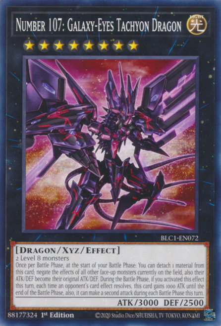 BLC1-EN072 Number 107: Galaxy-Eyes Tachyon Dragon