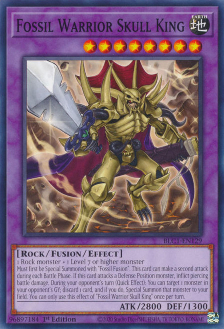 BLC1-EN129 Fossil Warrior Skull King