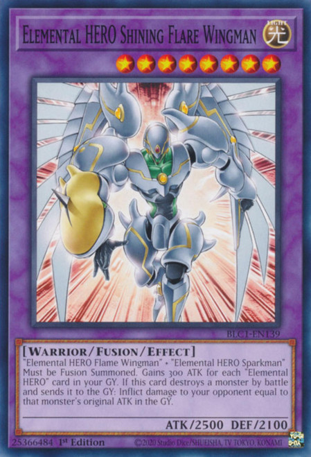 BLC1-EN139 Elemental HERO Shining Flare Wingman
