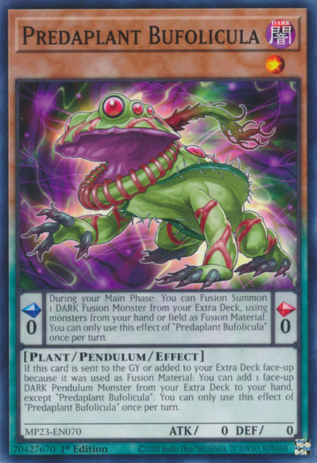 MP23-EN070 Predaplant Bufolicula