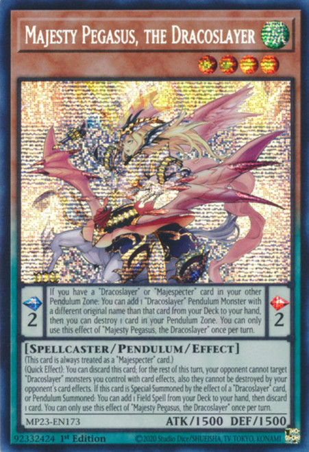 MP23-EN173 Majesty Pegasus, the Dracoslayer