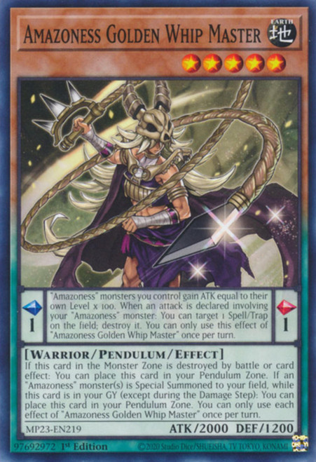 MP23-EN219 Amazoness Golden Whip Master