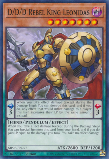 MP23-EN277 D/D/D Rebel King Leonidas