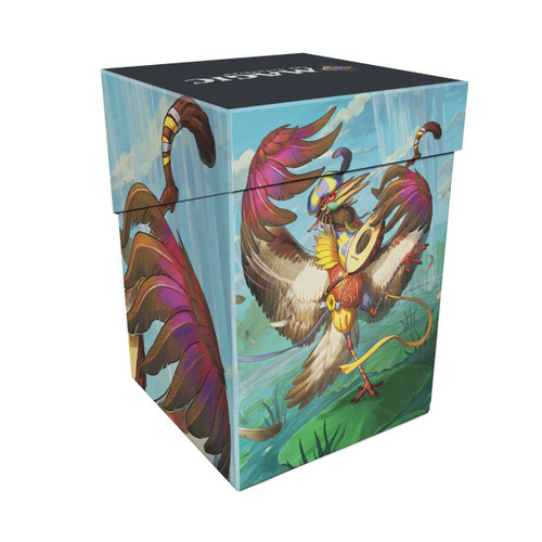 MTG Bloomburrow 100+ Deck Box featuring Zinnia, Valley's Voice