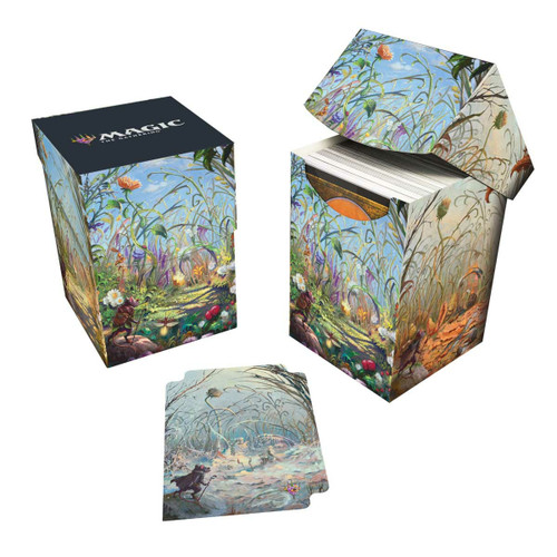 UP - PRO 100+ Deck Box Für Magic: The Gathering - Unstable Lands Island Design, Kartenbox Für Sammelkarten