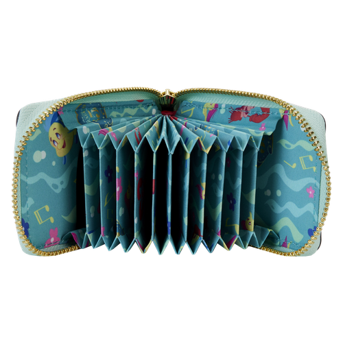 Disney: The Little Mermaid 35th Anniversary 'Life is the Bubbles' Accordion Wallet