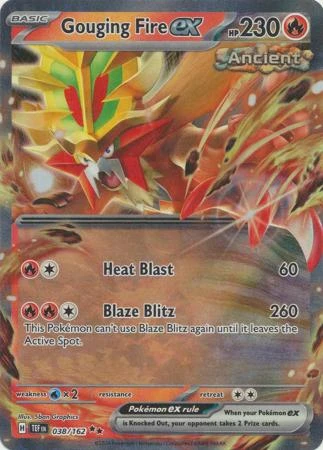 SV Temporal Forces 038/162 Gouging Fire ex (Half Art)