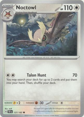 SV Temporal Forces 127/162 Noctowl (Non-Holo)