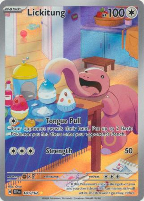 SV Temporal Forces 180/162 Lickitung (Illustration Rare)
