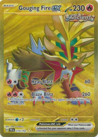 SV Temporal Forces 214/162 Gouging Fire ex (Secret Rare)