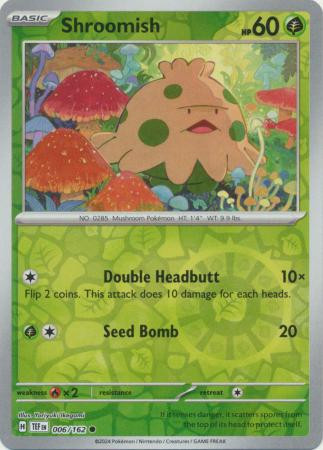 SV Temporal Forces 006/162 Shroomish (Reverse Holo)