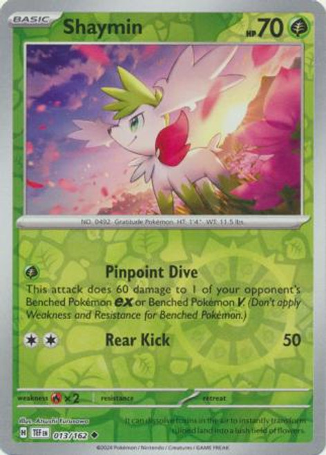 SV Temporal Forces 013/162 Shaymin (Reverse Holo)