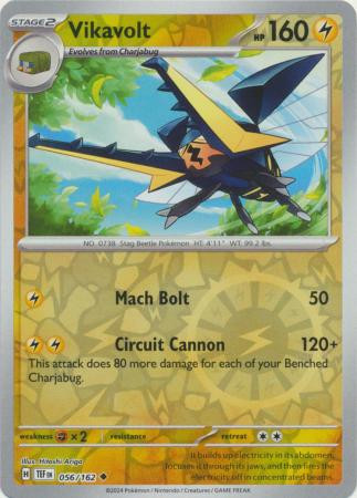 SV Temporal Forces 056/162 Vikavolt (Reverse Holo)