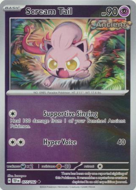 SV Temporal Forces 077/162 Scream Tail (Reverse Holo)