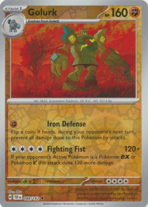 SV Temporal Forces 088/162 Golurk (Reverse Holo)