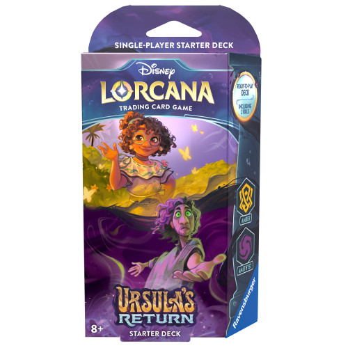 Disney Lorcana: Ursula's Return Starter Deck - Amber & Amethyst (Mirabel & Bruno)