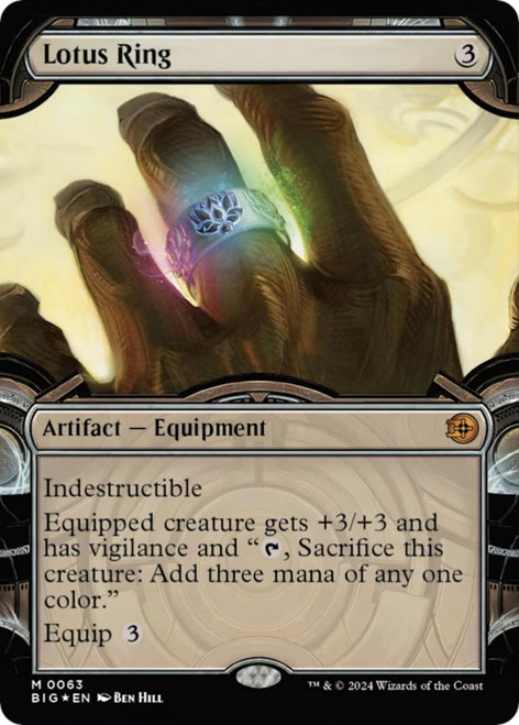 Lotus Ring (Showcase Raised Foil)