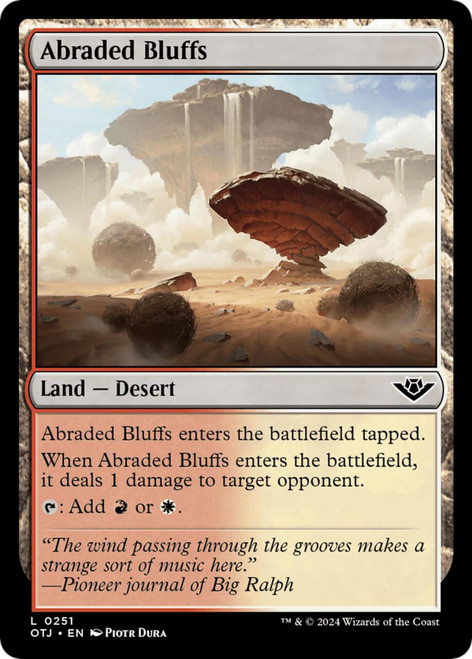 Abraded Bluffs (Foil)